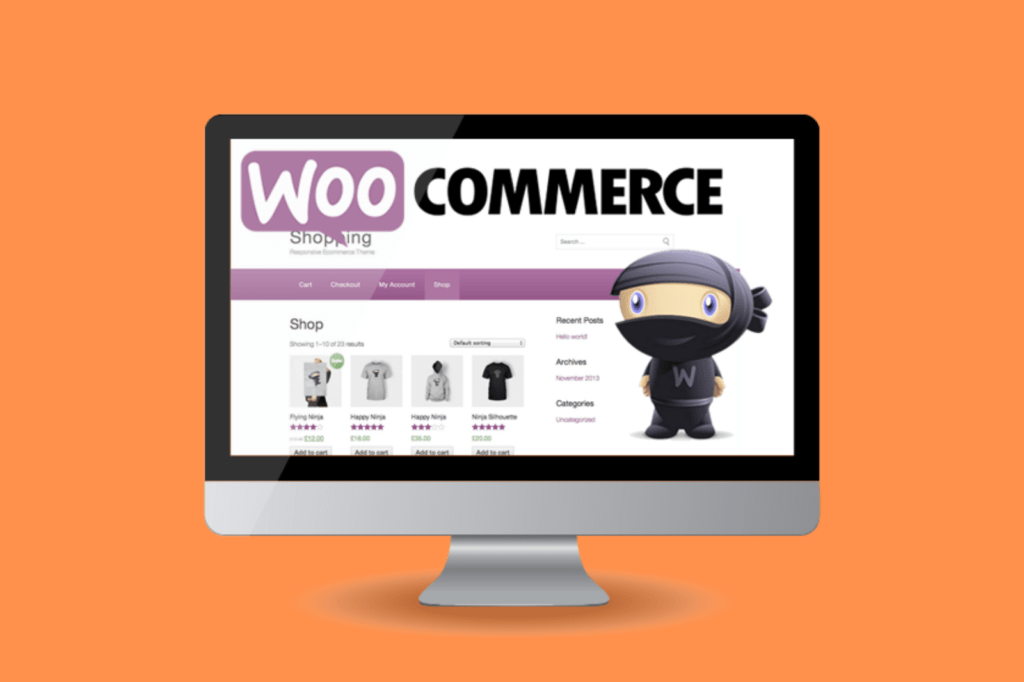 What is the difference between Ecommerce and WooCommerce?